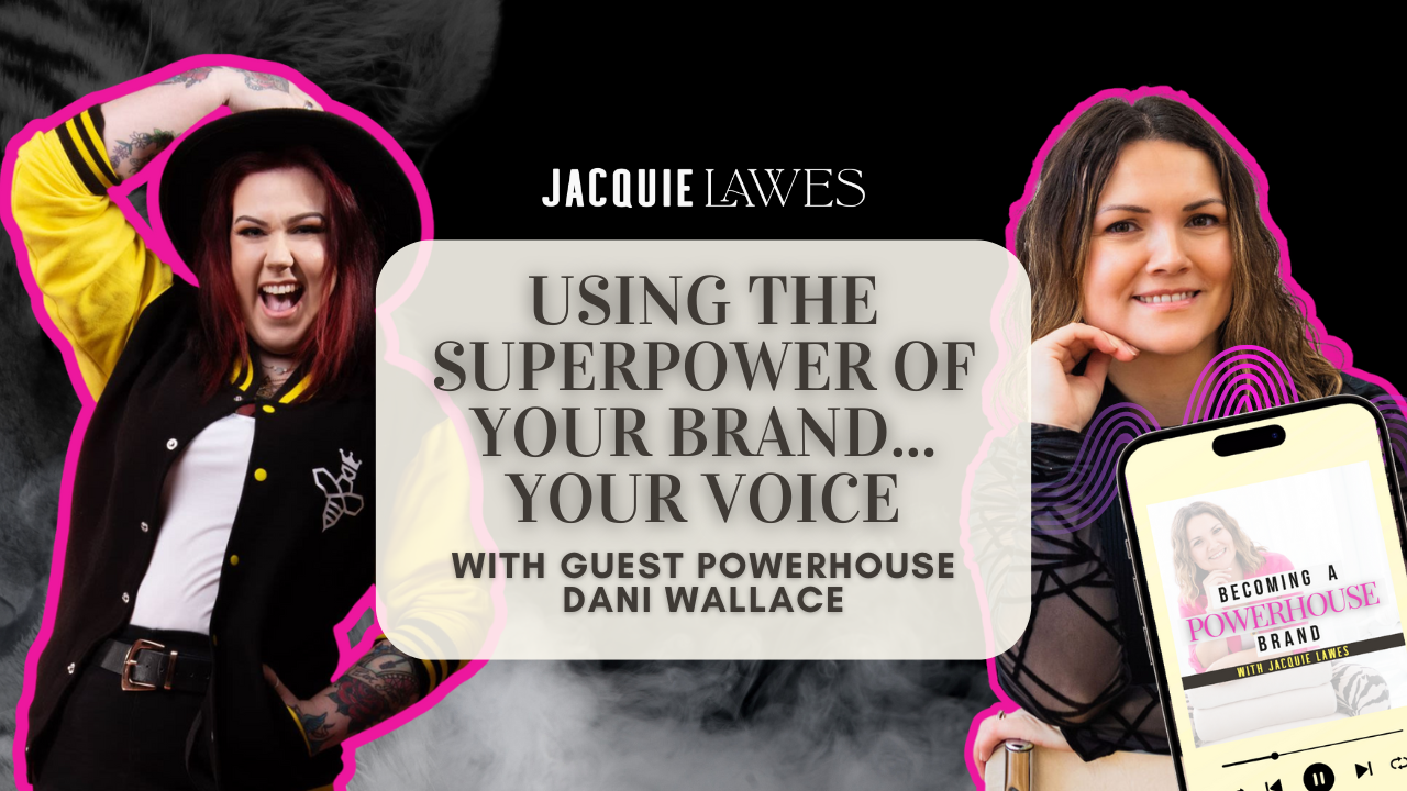 how-to-be-seen-and-heard-as-a-brand-using-your-voice-speaking-coach-the-queen-bee-dani-wallace-and-jacquie-lawes-podcast-for-entrepreneurs